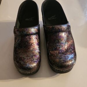 Dansko Iridescent Mules
